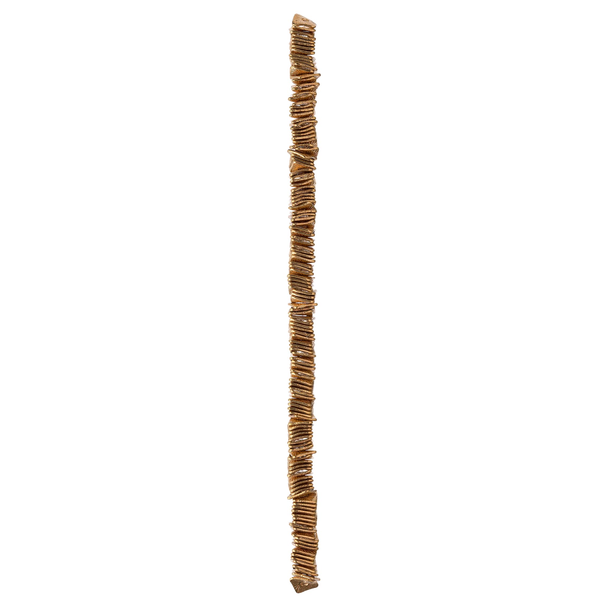 Metal Hammered Square Beads